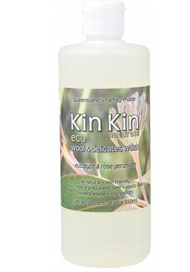 KIN KIN NATURALS - Eucalypt & Rose Geranium Wool and Delicates Wash