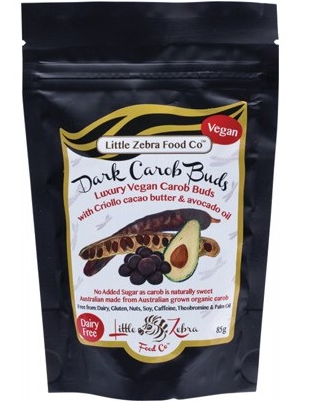 LITTLE ZEBRA CHOCOLATES - Carob Buds Dark