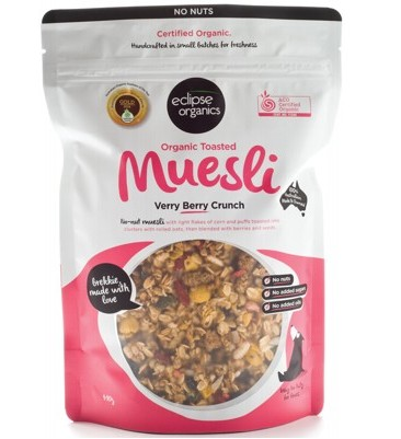 ECLIPSE ORGANICS - Organic Toasted Muesli | Very Berry Crunch