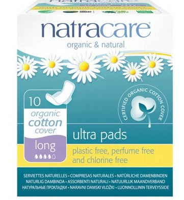 NATRACARE - Ultra Pads 10 Pack (Long)