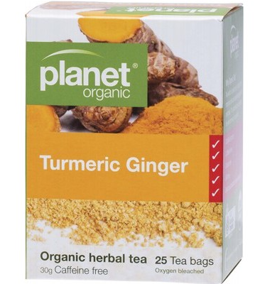 PLANET ORGANIC - Herbal Tea Bags Turmeric Ginger