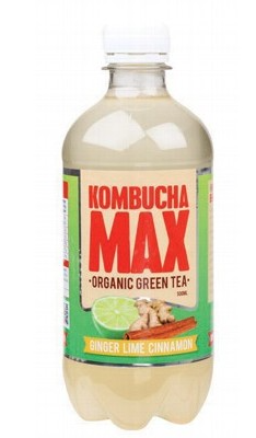KOMBUCHA MAX - Organic Ginger & Lime Kombucha 500ml