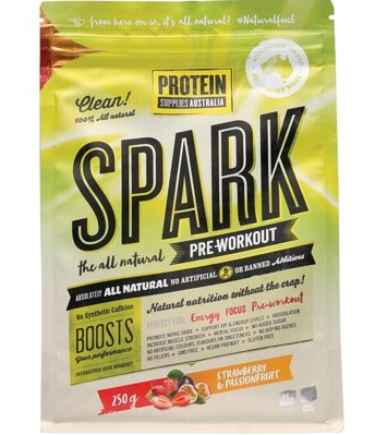 PROTEIN SUPPLIES AUSTRALIA - Spark | All Natural Pre Workout | Strawberry & Passionfruit