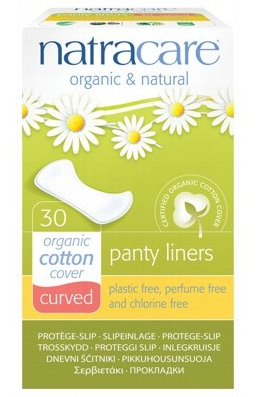 NATRACARE - Panty Liners Curved 30 Pack