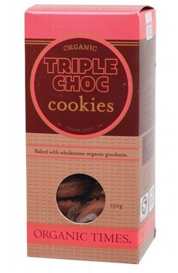 ORGANIC TIMES - Triple Chocolate Chip Cookies