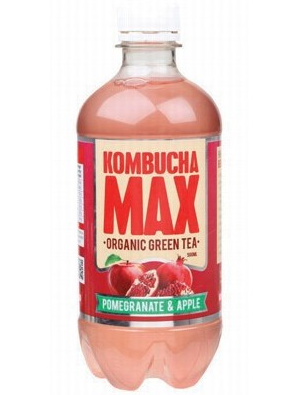 KOMBUCHA MAX - Organic Pomegranate & Apple Kombucha 500ml