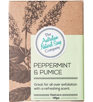 THE AUSTRALIAN NATURAL SOAP COMPANY - Peppermint & Pumice Soap