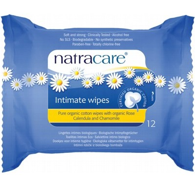 NATRACARE - Intimate Wipes 12 Pack