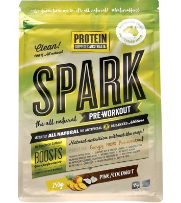 PROTEIN SUPPLIES AUSTRALIA - Spark | All Natural Pre Workout | Pine Coconut