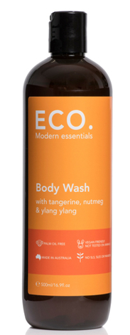ECO. Tangerine, Nutmeg & Ylang Ylang Body Wash 500mL