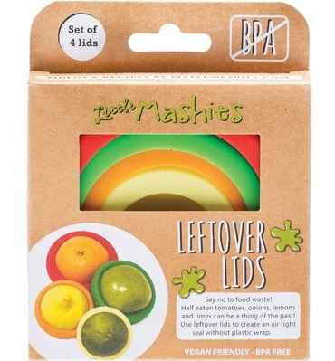 LITTLE MASHIES - Reusable Food Fresh Lids | Pack Of 4