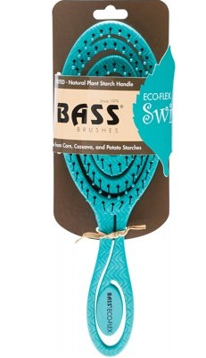 BASS BRUSHES - Eco-flex Swirl Detangler Hair Brush