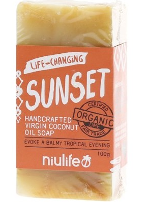 NIULIFE - Coconut Oil Soap, Sunset (Turmeric)