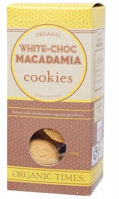 ORGANIC TIMES - White Chocolate Macadamia