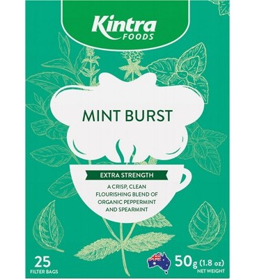 KINTRA FOODS - Herbal Tea Bags | Mint Burst
