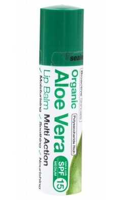 DR ORGANICS - Aloe Vera Lip Balm | SPF15