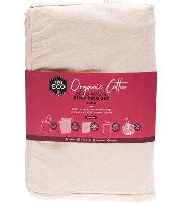 EVER ECO - Organic Cotton Zero Waste Shopping Set