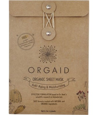 ORGAID - 4 Pack Organic Sheet Mask | Anti-Aging & Moisturizing