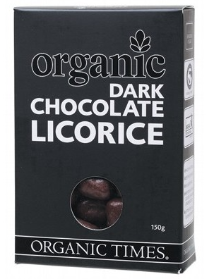 ORGANIC TIMES - Dark Chocolate Licorice
