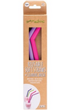 LITTLE MASHIES - 2 Pack Silicone Straw set + Cleaning brush