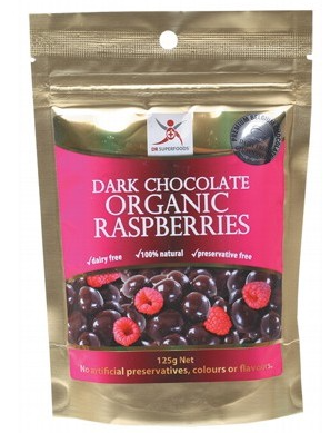 Dr Superfoods - Dark Chocolate Organic Raspberries
