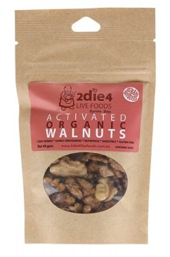 2DIE4 LIVE FOODS - Activated Organic Walnuts with Fresh Whey
