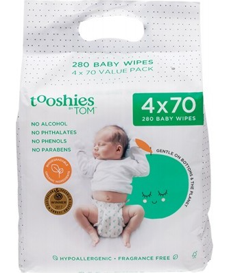 TOOSHIES BY TOM - Pure Baby Wipes Value Pack