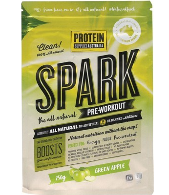 PROTEIN SUPPLIES AUSTRALIA - Spark | All Natural Pre Workout | Green Apple