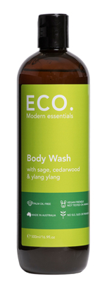 ECO. Sage, Cedarwood & Ylang Ylang Body Wash 500mL