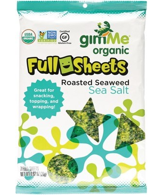 GIMME - Roasted Seaweed Sheets "Sea Salt" 6 Sheets