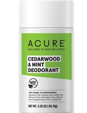 ACURE - Deodorant Stick | Cedarwood & Mint
