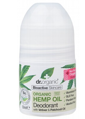 DR ORGANIC - Hemp Oil Roll On Deodorant