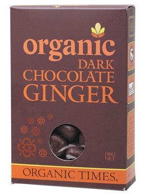 ORGANIC TIMES - Dark Chocolate Ginger
