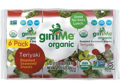 GIMME - Roasted Seaweed Snacks "Teriyaki" 6 Pack