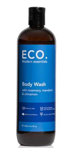 ECO. Rosemary, Mandarin & Cinnamon Body Wash 500mL