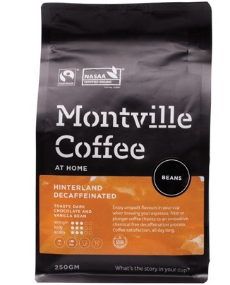 MONTVILLE COFFEE - Hinterland Decaffeinated Blend