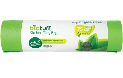 BIOTUFF - Biodegradable Kitchen Tidy Bags | Small