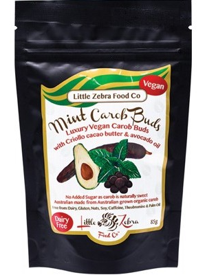 LITTLE ZEBRA CHOCOLATES - Mint Carob Buds