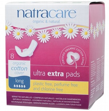 NATRACARE - Ultra Extra Pads 8 Pack (Long)
