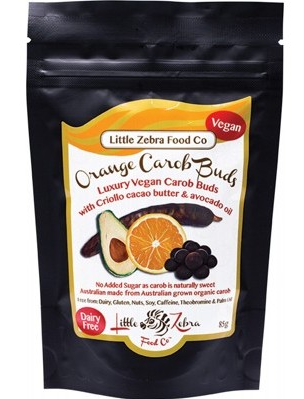 LITTLE ZEBRA CHOCOLATES - Orange Carob Buds