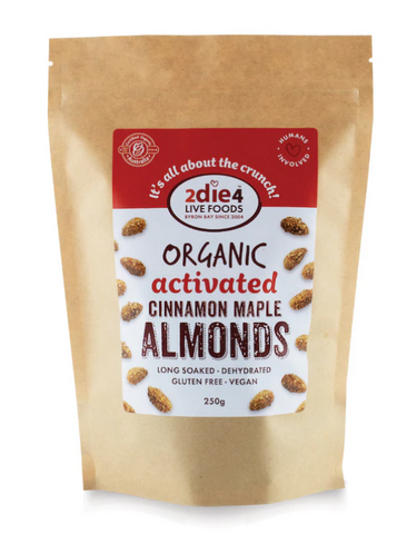 2DIE4 LIVE FOODS - Activated Organic Almonds Cinnamon Maple