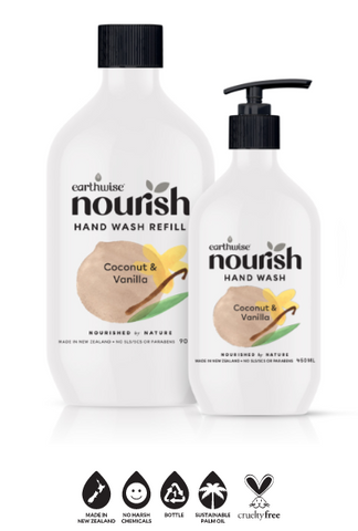 Earthwise Nourish Hand Wash - Coconut & Vanilla