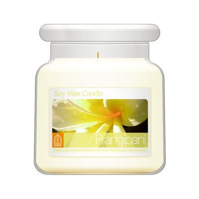 Conscious Candle Company - Frangipani Soy Wax Jar Candle oz