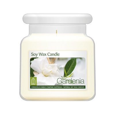 Conscious Candle Company - Gardenia Soy Wax Candle 5oz