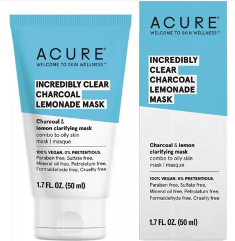 ACURE - Incredibly Clear | Charcoal Lemonade Mask