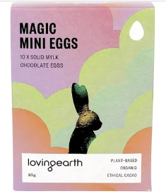 LOVING EARTH Magic Mini Eggs - Solid Mylk Chocolate