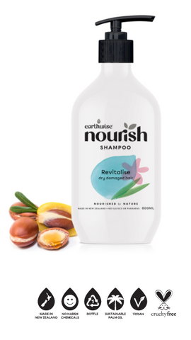 Earthwise Nourish Shampoo - Revitalise - Dry Damaged Hair