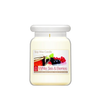 Conscious Candle Company - White Tea & Berries Soy Wax Jar Candle 5oz
