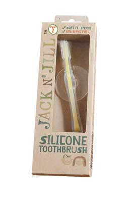 JACK N' JILL - Silicone Baby Toothbrush Stage 2 (1-3 years)