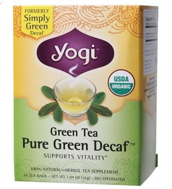 YOGI TEA Green Decaf Tea Bags 16 bags